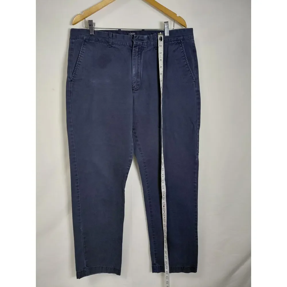 J.Crew THE Sutton Navy Straight Leg Chino Pants Men Size W36 L32